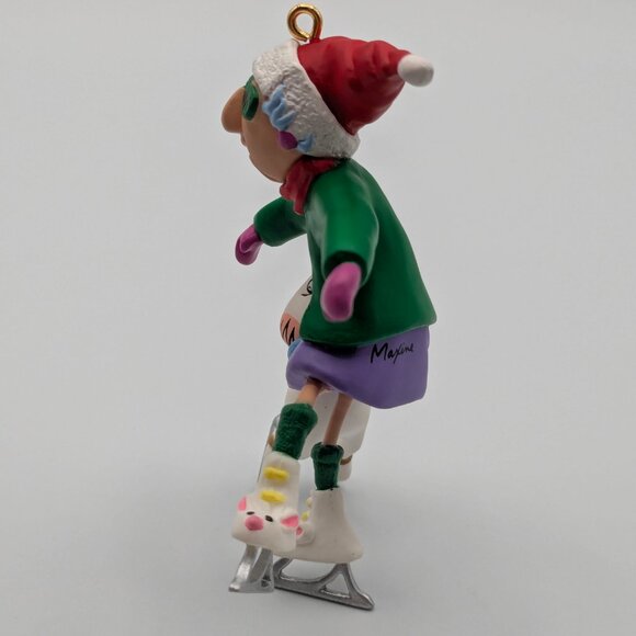 Hallmark Keepsake Maxine On Thin Ice 1999, Vintage Christmas Ornament - Picture 5 of 10